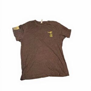 Men's Brown Graphic Tee